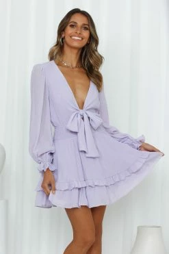 Hello Molly Lost Somebody Dress Lilac