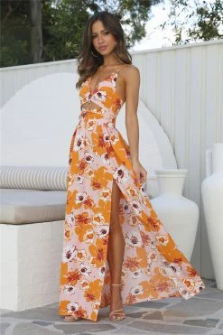 HELLO MOLLY Evergreen Heights Maxi Dress Multi Maxi Dresses