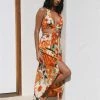 Hello Molly Stepping Out Maxi Dress Orange Maxi Dresses