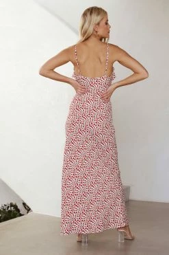Hello Molly Breezy Fit Maxi Dress Red Maxi Dresses