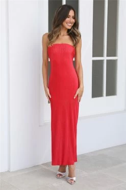 Hello Molly What You Need Maxi Dress Red