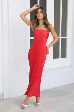 Hello Molly What You Need Maxi Dress Red