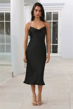 Hello Molly Universal Energy Maxi Dress BLACK Maxi Dresses