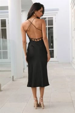 Hello Molly Universal Energy Maxi Dress BLACK Maxi Dresses