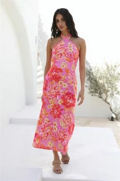 Seven Wonders The Label SEVEN WONDERS Leyana Maxi Dress Pink Day Dresses