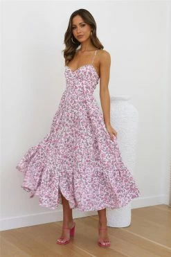 Hello Molly Maxi Dresses Blooming Girl Maxi Dress PINK