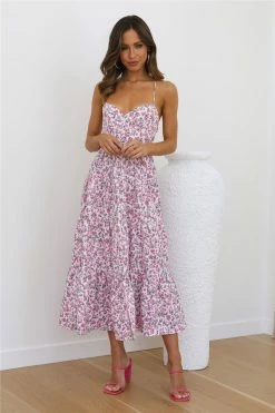 Hello Molly Maxi Dresses Blooming Girl Maxi Dress PINK