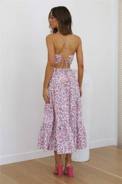 Hello Molly Maxi Dresses Blooming Girl Maxi Dress PINK