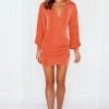 Hello Molly Bodycon Dresses Sonya Dress Orange