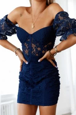 Bodycon Dresses HELLO MOLLY Special Date Dress Ink