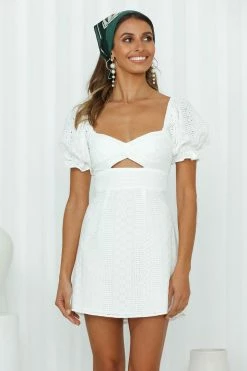 Hello Molly ASAP Delivery Dress White Backless Dresses