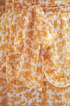 Hello Molly Foolish Pride Dress Mustard Floral Dresses