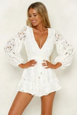 Hello Molly Hit The Mark Dress White