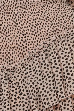 Hello Molly Day Dresses Don't Take It Personal Dress Beige