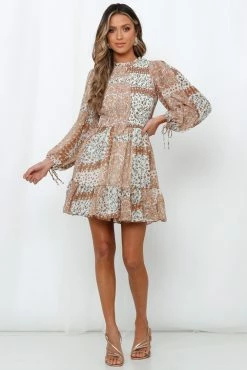 Hello Molly Day Dresses Maribelle Dress Tan