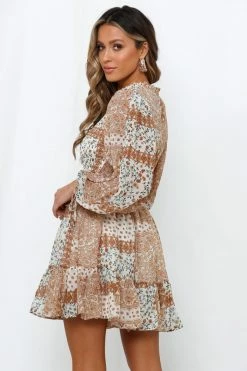 Hello Molly Day Dresses Maribelle Dress Tan