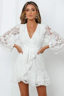 Hello Molly Lace Dresses Elevated Angels Dress White