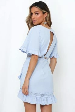 Hello Molly Dance On Dress Steel Blue