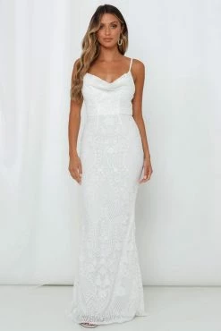 Hello Molly Loving In Lisbon Maxi Dress White Bodycon Dresses