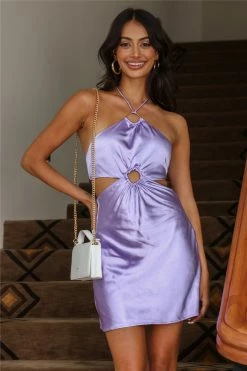 Hello Molly Backless Dresses In Entirety Dress Purple