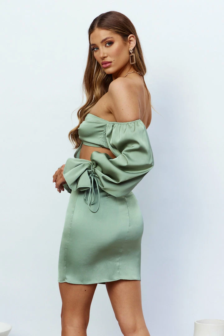 Best deal β€οΈ Hello Molly A Different Vibe π Dress Sage Long Sleeve π Dresses π 4 Hello Molly A Different Vibe Dress Sage Long Sleeve Dresses