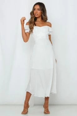 Hello Molly Sky Child Maxi Dress White Formal Dresses