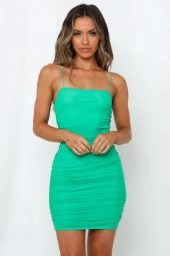 Hello Molly Favourite Things Dress Green Bodycon Dresses