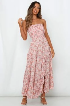 Hello Molly Love My Tequila Sunrises Maxi Dress Blush Day Dresses