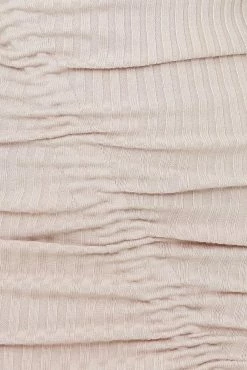 Hello Molly Bodycon Dresses Vanilla Chai Dates Knit Dress Blush