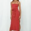 Hello Molly Ways I Loved You Knit Midi Dress Rose