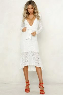 Hello Molly All Time Movie Midi Dress White Day Dresses
