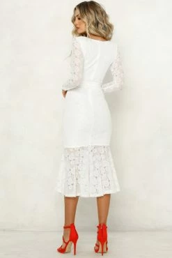 Hello Molly All Time Movie Midi Dress White Day Dresses