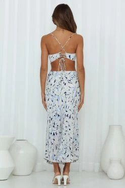 Hello Molly Wondering Away Midi Dress Blue