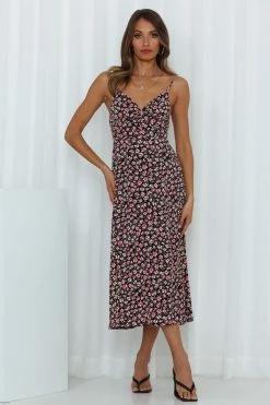 Hello Molly Love Me Softly Midi Dress Day Dresses