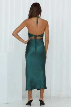 Hello Molly Country Club Meet Midi Dress Teal