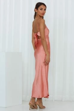 Hello Molly Keep Watching Midi Dress Pink