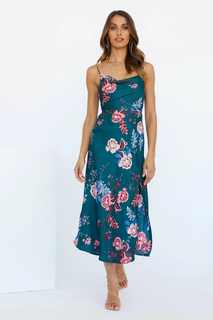 Best Pirce ๐ Hello Molly Atlas Maxi ๐ Dress Green Floral ๐ Dresses ๐ 8 Hello Molly Atlas Maxi Dress Green Floral Dresses