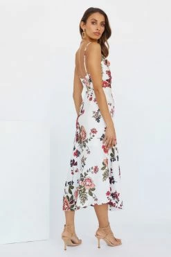 Hello Molly Floral Dresses Atlas Maxi Dress White
