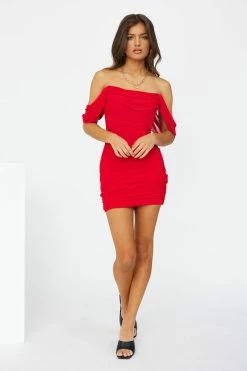 Hello Molly Life In The Spotlight Dress Red Homecoming Dresses