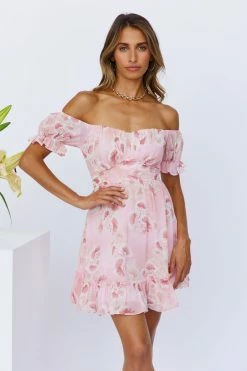 Hello Molly Floral Dresses Groovin Through The Night Dress Pink