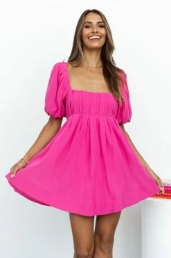 Hello Molly Here For A Change Dress Pink Backless Dresses