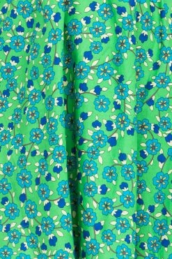 Hello Molly Heartfelt Lines Dress Green