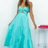 Hello Molly Need To Know Now Maxi Dress Aqua