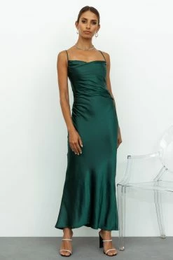 Hello Molly Kissin All Night Maxi Dress Teal