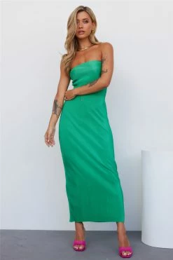 Hello Molly What You Need Maxi Dress Green Backless Dresses
