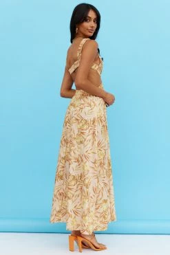 Hello Molly Got A Callback Midi Dress Yellow