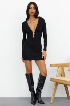 Hello Molly Bodycon Dresses Hot As Usual Dress Black