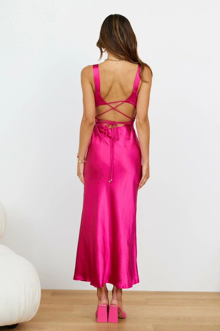 Flash Sale π Hello Molly Backless π Dresses How Bout You Midi π Dress Hot Pink π 6 Hello Molly Backless Dresses How Bout You Midi Dress Hot Pink