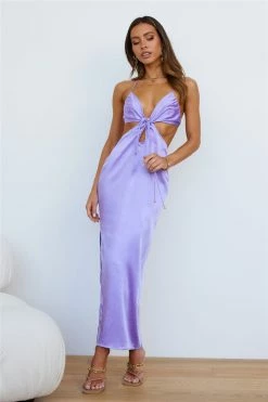 Hello Molly In Control Maxi Dress Lilac