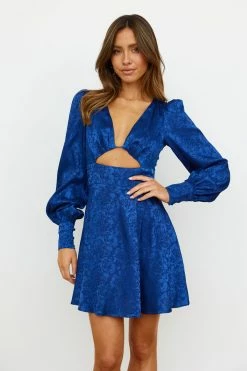 Seven Wonders The Label SEVEN WONDERS Rosalia Mini Dress Navy Day Dresses